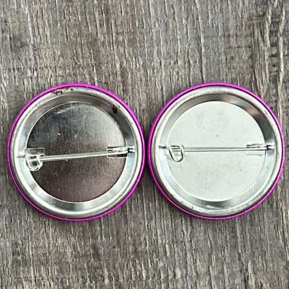 💞 Set of 2 Bachelorette Party Bride Button Pins